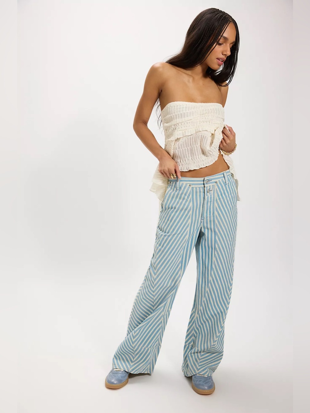 Free People Runyon Striped Pants